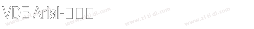 VDE Arial字体转换